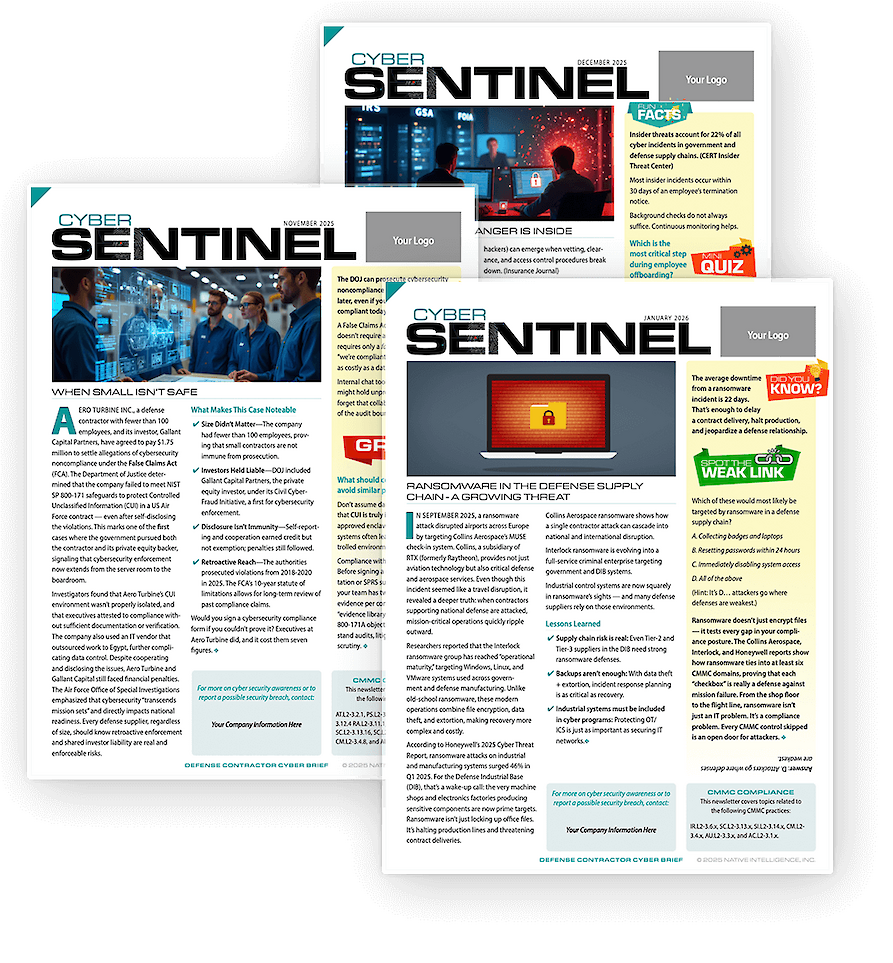 cybersentinel newsletter